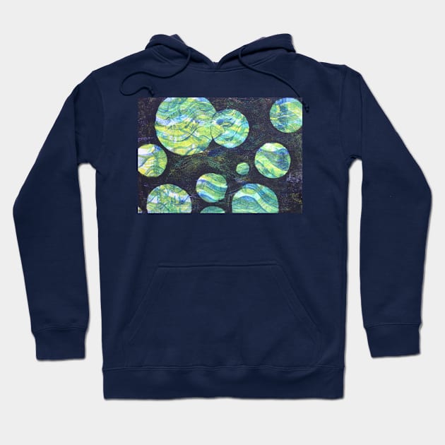 Green Cosmos Hoodie by Heatherian